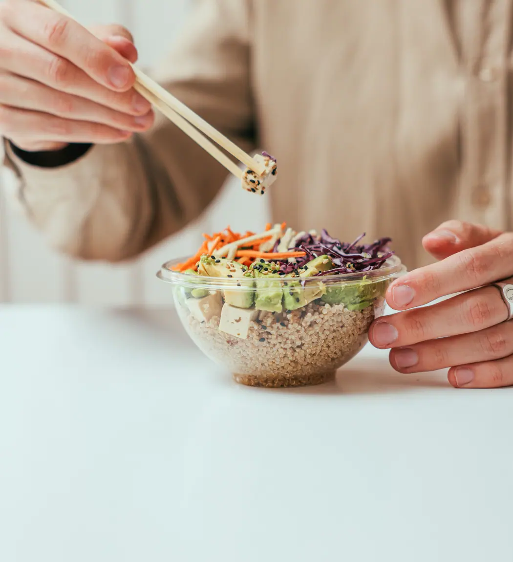 A balanced healthy meal